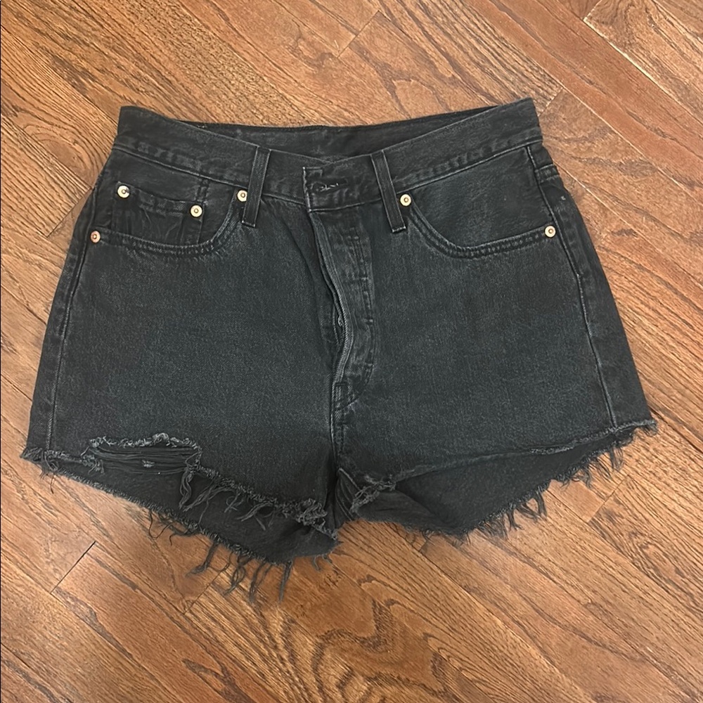 Levi’s black denim Shorts